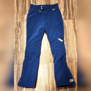 Vintage Spyder Entrant Padded Ski Pants Womens 12 Blue Made In Japan Snowboard